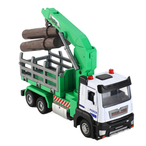 (Green) Camion Forestale 1:32 con Luce e Musica Verde 2