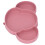 (Pink) Baby-Saugteller Silikon Bärenform Grau 5