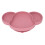 (Pink) Baby-Saugteller Silikon Bärenform Grau 2