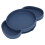 (Dark Blue) Kinder-Saugteller Silikon Dunkelblau 2