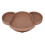 (Coffee) Baby-Saugteller Silikon Bärenform Grau 2
