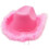 Pink Felt Cowboy Hat with Neck Drawstring for Women 1