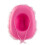 Pink Felt Cowboy Hat with Neck Drawstring for Women 5