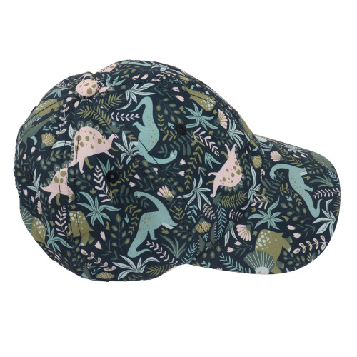 (Dark Blue) Kids Baseball Cap Adjustable Sun Hat Dinosaur Breathable Blue 1