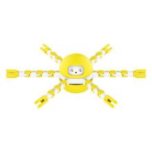 Verwandelbarer Gyroskop-Kettenroboter, mechanisches Spiralspielzeug