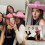 Rosa Krone Cowboyhut mit Lichtern & Kordel 4