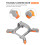 Vastlandingsgestel DJI Mini 3 Pro Verlenging 4