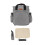 (Gray) Windelrucksack 20L wasserdicht & isoliert, Grau 2
