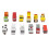 12Pcs Wooden Pull-Back Cars Eco-Friendly Kids 5