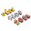 12Pcs Wooden Pull-Back Cars Eco-Friendly Kids 3