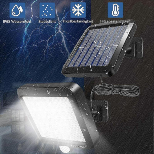 Solar Lamps for Outside,56 Leds Solar Lights 120 Solar Wall Light 2