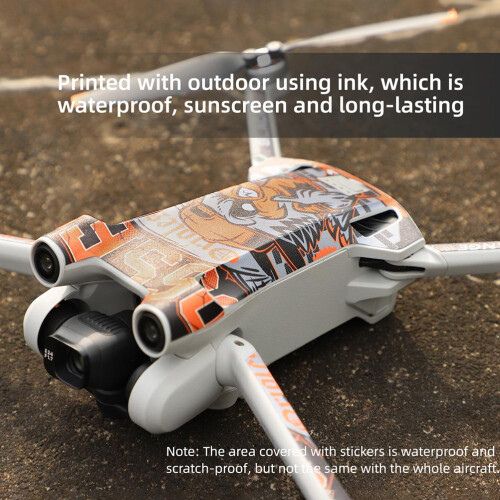 Waterproof 3D Stickers DJI Mini 3 Pro Remote 2