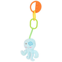 Baby Stroller Crib Rattles Octopus Teether