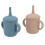 2x Baby-Strohbecher 150ml, Silikon, BPA-frei 3