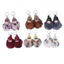 (NO.892-19) 12 Pcs Sleeping Baby Pendant Key Ring Plush
