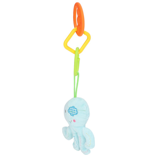 Baby Stroller Crib Rattles Octopus Teether 1
