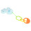 Baby Stroller Crib Rattles Octopus Teether 5