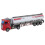 (Flat Head Pull Back Oil Tanker) Pull Back Truck Model 1/48 Heavy Duty Educational Construction Toy 1