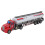 (Long Head Pull Back Oil Tanker) Pull Back Truck Model 1/48 Heavy Duty Educational Construction Toy 1
