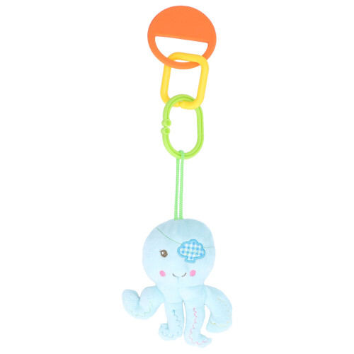 Baby Stroller Crib Rattles Octopus Teether 2