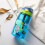 (Blue 480ML) Kinder-Trinkflasche mit Strohhalm 480ml PP blau 1