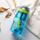 (Blue 480ML) Kinder-Trinkflasche mit Strohhalm 480ml PP blau 2