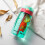 (Green 480ML) Kinder-Trinkflasche mit Strohhalm 480ml PP blau 2