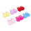 (NO.892-15) 12 Pcs Sleeping Baby Pendant Key Ring Plush 3