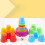 (6616) Stacking Cups Game Set 6616 Different Colors Early Educational Toy 5