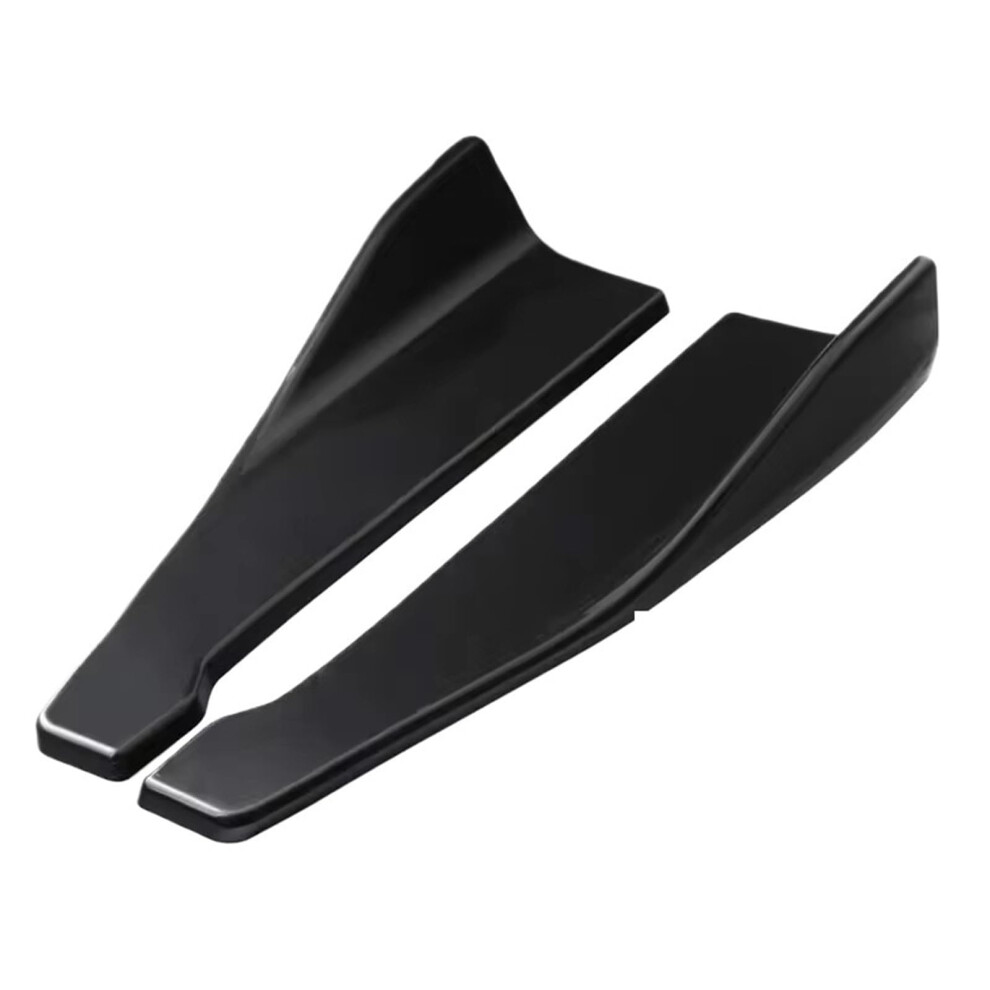 Car Side Skirts 2-Piece Spoiler Lip Rocker Wings For A4 A5 A6 Tt R8 Rs5 Rs6 C6 C7 C8 8P 8V 8Y B7 B8 B6 B9 Black 9354506635718