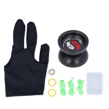 Aluminium-Yoyo mit Handschuh und Kugellager für Wettkämpfe
