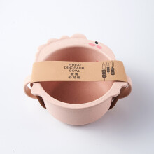 (Pink (Bowl)) Kinderteller PP Dino-Tellerset mit Fächern Grün (4-tlg.)