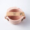 (Pink (Bowl)) PP Dinosaur Divided Feeding Dish Set (4) 1