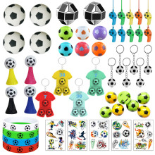 51-teiliges Fußballspielzeug-Set mit Kreisel, Pfeifen & Aufkleber