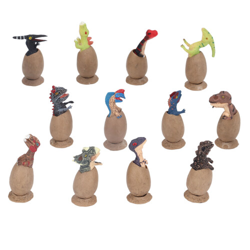 12x Dinosaur Egg Hatching Toys 3+ 1