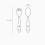 (Green) Bent Handle Baby Fork Spoon Set Soft PP Toddler Utensils Yellow 2