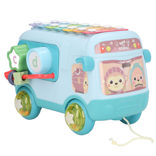 (Green) Musical Bus Alphabet Bead Xylophone Green 2