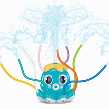 Octopus Rotating Water Sprinkler Toy for Kids Summer