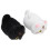 2x Cartoon Cat Plush Pillow Soft White Black 3