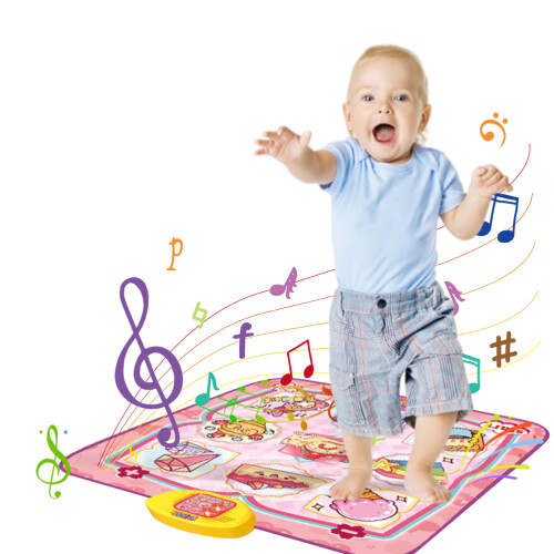 Tappeto da ballo LED musicale per bambini