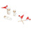 3 Sets Astronaut Toy Miniature DIY Resin 2