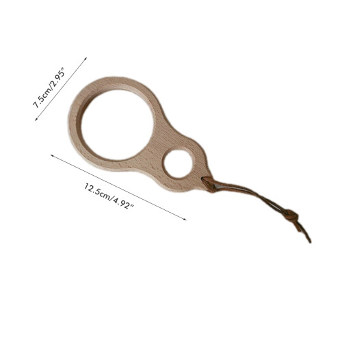 Vergrößerungsglas für Kinder Holz mit Lanyard 1