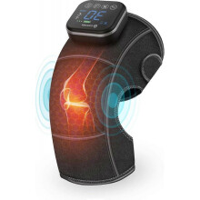 Cordless Knee Massager with Heat & Vibration,Heated Knee Brace Wrap for Arthritis, Graphene Knee Heating Pad for Knee Pain, Electric Knee Support, Gif