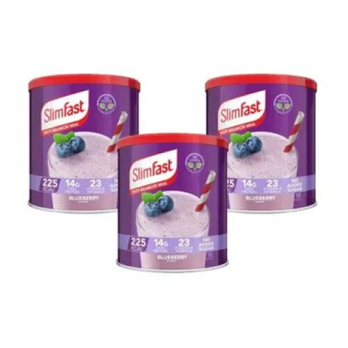 SlimFast Slimfast Powder Blueberry 365g x3 Pack