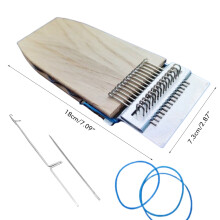 Darning Loom Kit Wooden Weave Tool DIY Clothes Socks Weaving