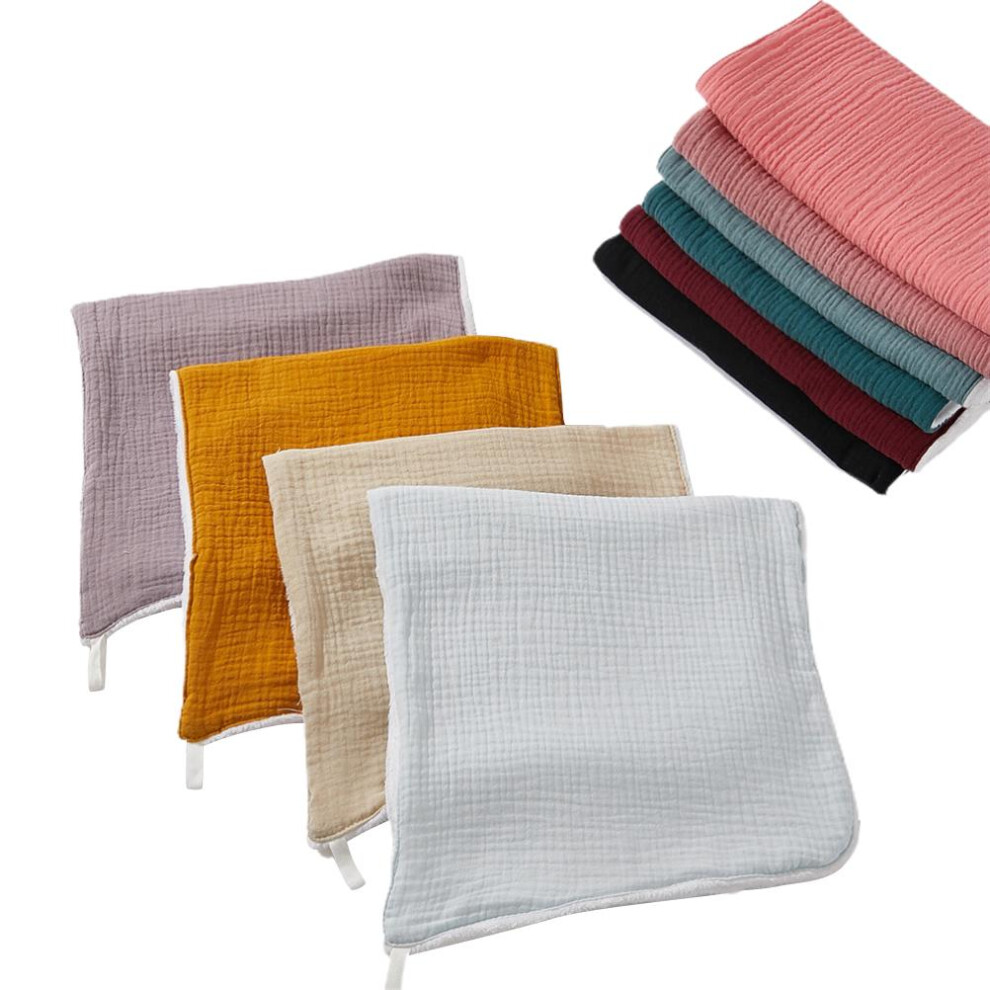 10Pcs Muslin Burp Cloths Cotton Soft Absorbent for Baby