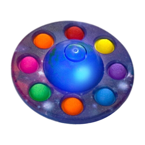 Push Bubble Planeet LED Ruimte Astronomie Educatief Stress Verlichting