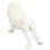 Weiße Löwenfigur Handbemalt Spielzeug Ornament 3