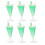 (Green) 20x Mini-Cocktailgläser 1/12 Maßstab rosa Deko 2