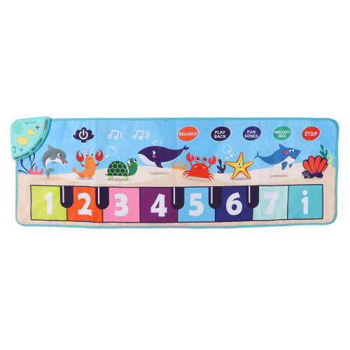 Tappeto musicale per bambini con animali marini